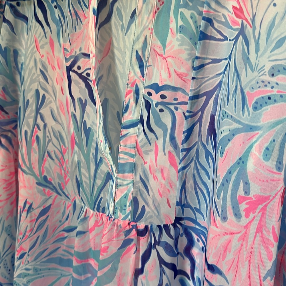 Colorful Cover Up with Tassels - Picture 4 of 4